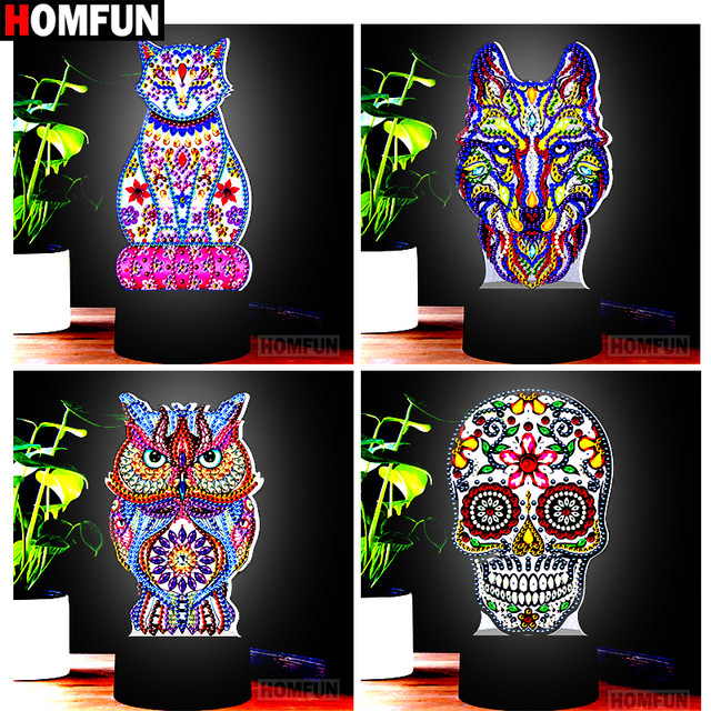 Diamond Painting Led Lamp 5d, Lights Rhinestones